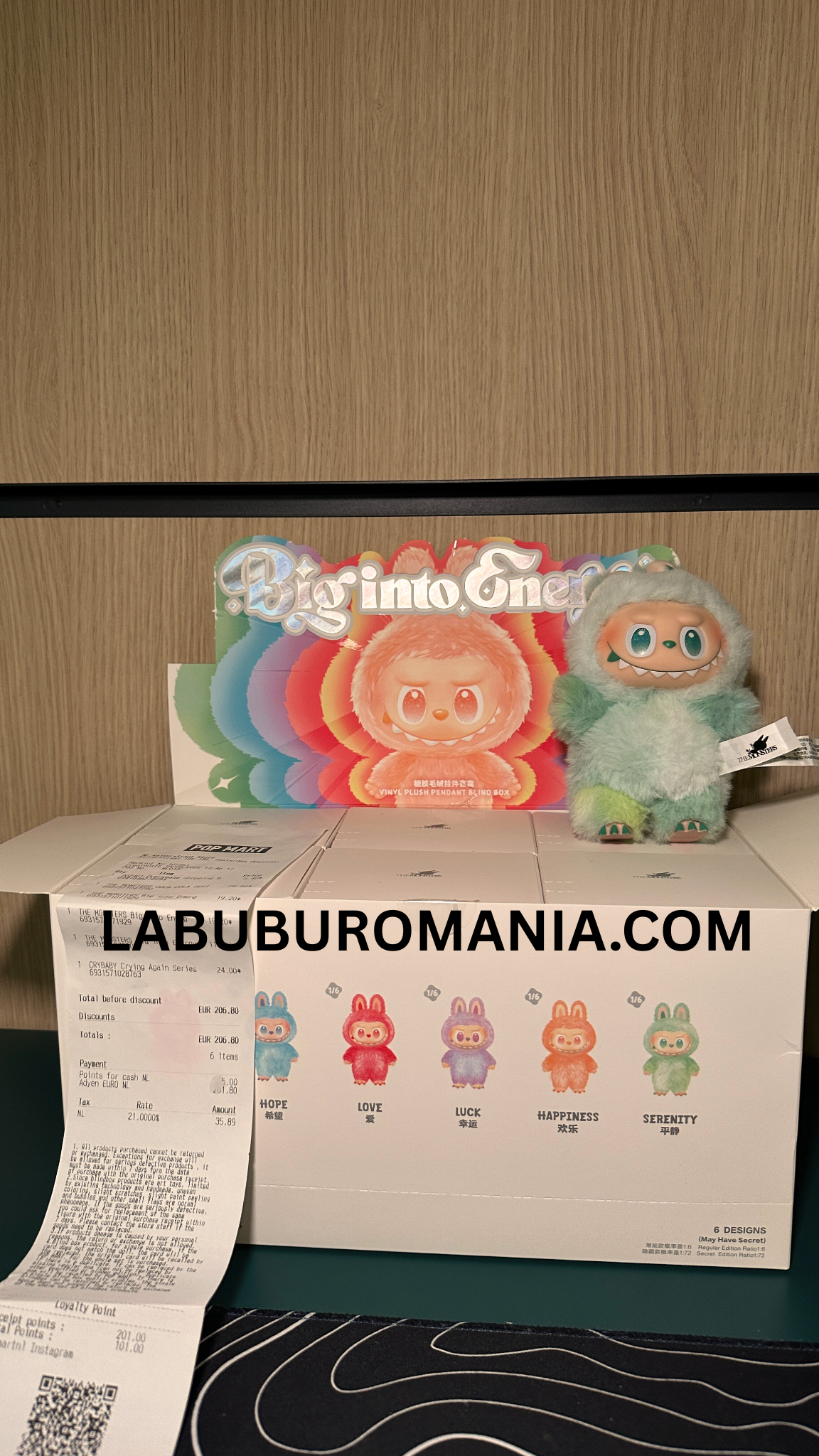 LABUBU Big Into Energy Blind Box - Color Variant
